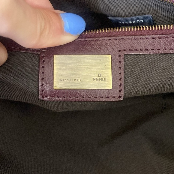 NWT Fendi Womens Purple Leather Bag OS - Picture 13 of 14